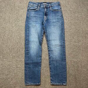 Edwin Jeans Elin Crop Straight Denim in Medium Wash Size 27